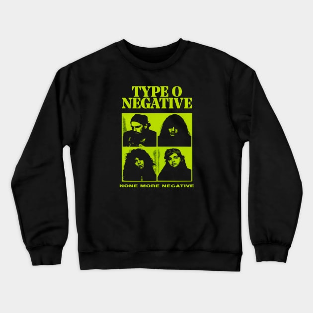 None More Negative Crewneck Sweatshirt by uky